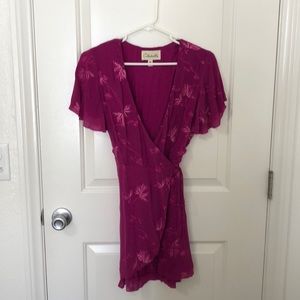 Cleobella mini wrap dress